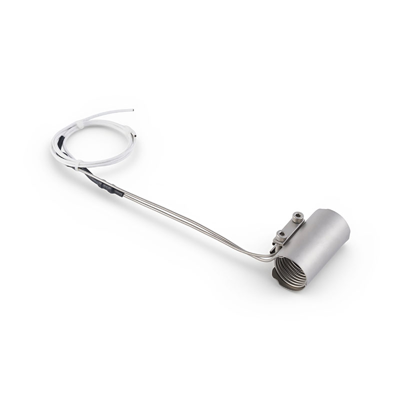 Calentador de canal caliente con bobina de abrazadera axial
