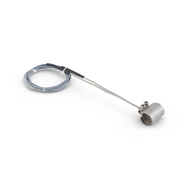Calentador de canal caliente con bobina de abrazadera axial