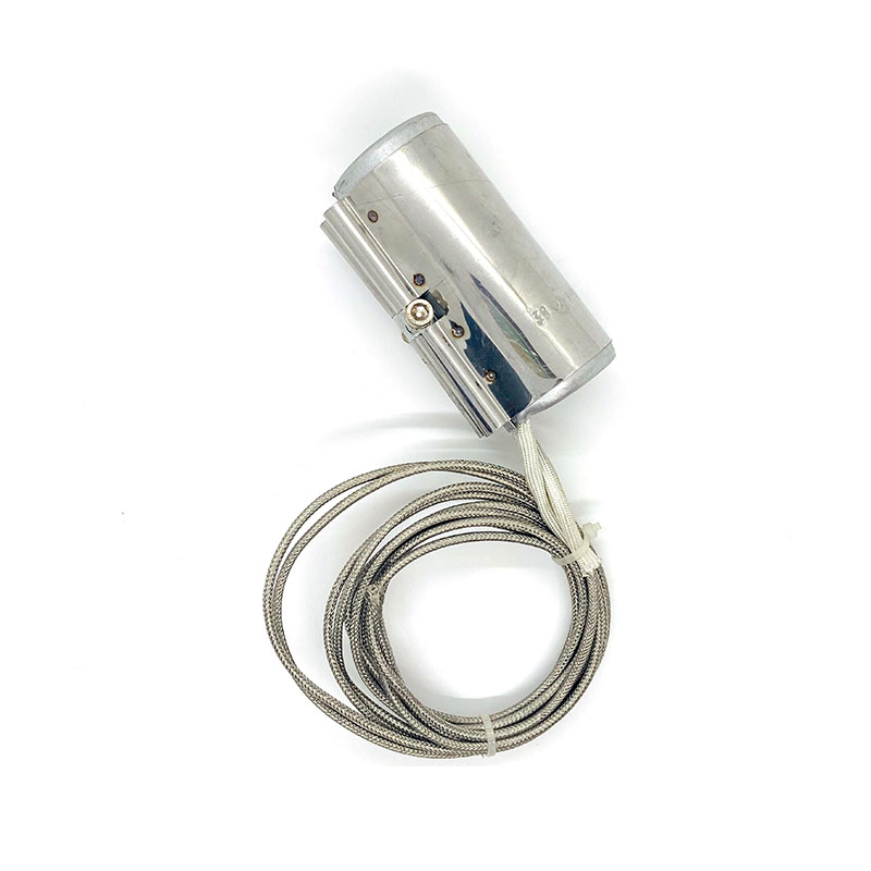 Calentador de canal caliente con bobina de abrazadera axial