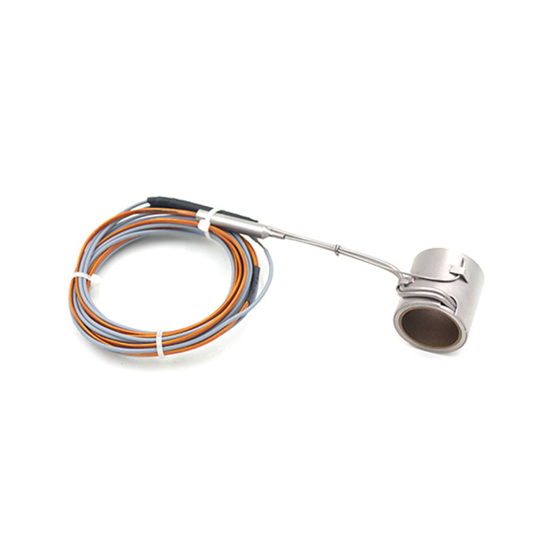 Calentador de canal caliente con bobina de abrazadera axial