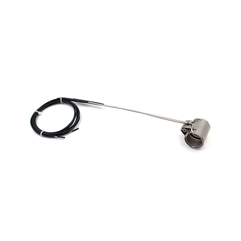 Calentador de canal caliente con bobina de abrazadera axial