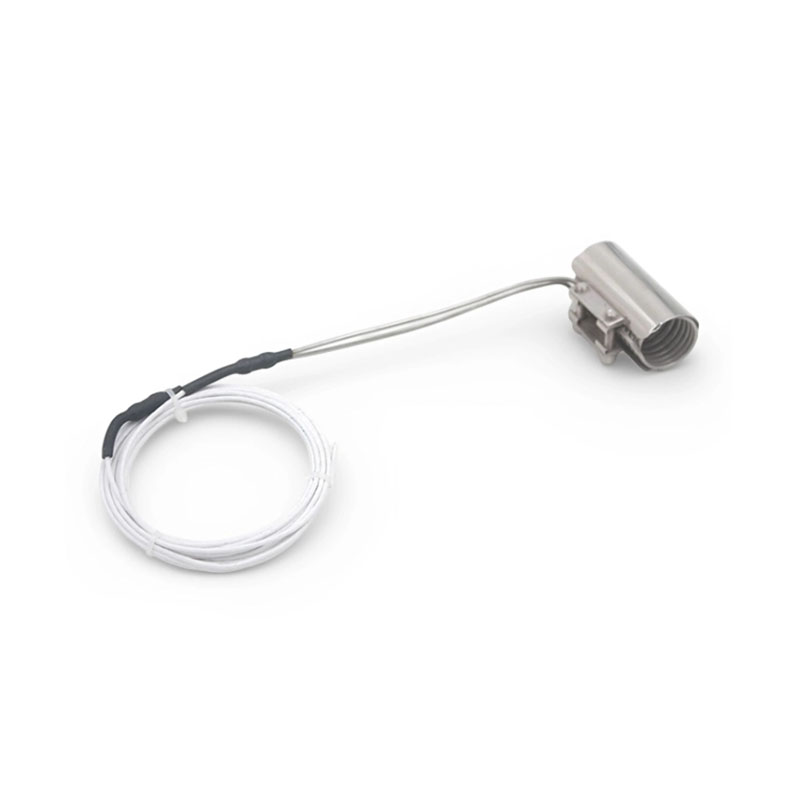 Calentador de canal caliente con bobina de abrazadera axial