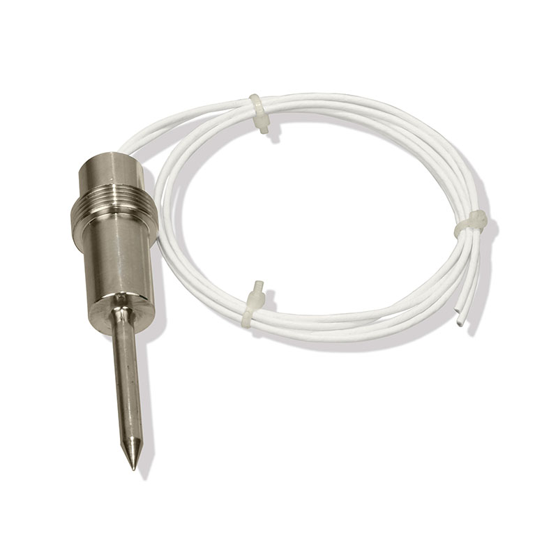 Sensor de temperatura RTD roscado con sonda puntiaguda